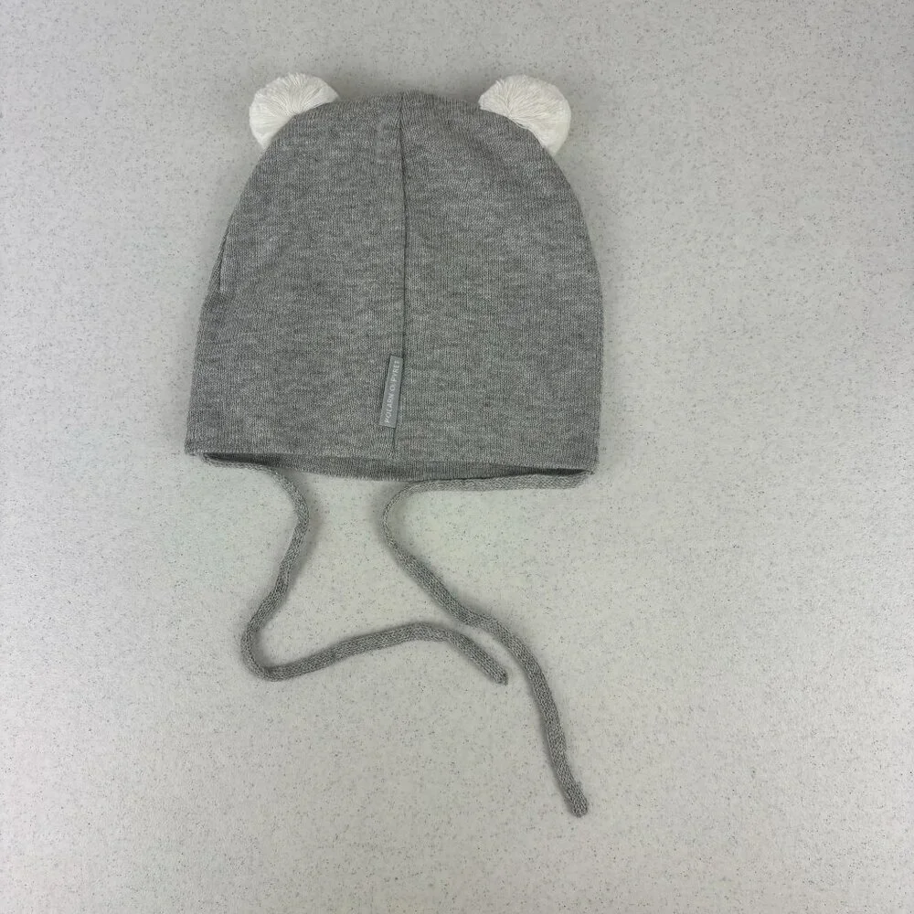 Polarn O. Pyret Gray Mouse Knit Winter Cap NWT 4-9M